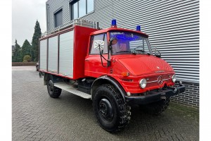 Unimog  Mercedes-Benz U 416 Brandweer in topstaat