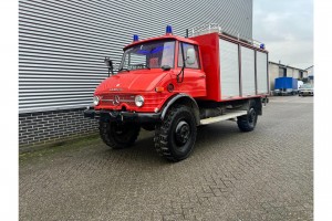 Unimog  Mercedes-Benz U 416 Brandweer in topstaat