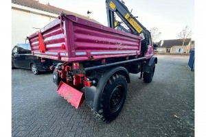 Unimog 416/U1100 Hiab kraan, Werner lier