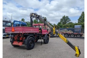 Unimog 416/U1100 Hiab kraan, Werner lier
