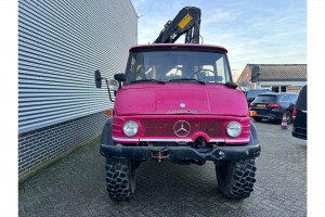 Unimog 416/U1100 Hiab kraan, Werner lier