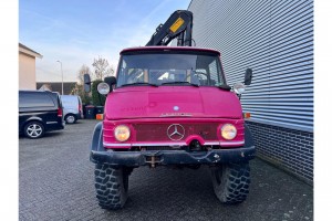 Unimog 416/U1100 Hiab kraan, Werner lier