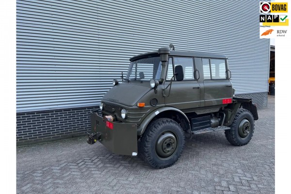 Mercedes-Benz Unimog 406 Doka Vliegtuigsleper Nieuwstaat!