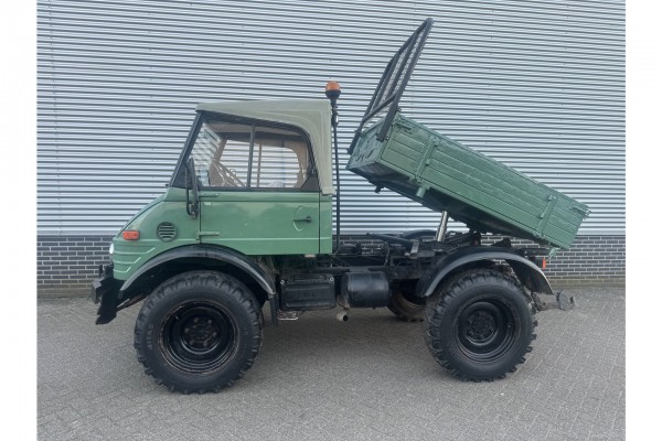 Mercedes-Benz Unimog 421 cabrio Agra. Kipper ,