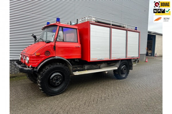 Unimog  Mercedes-Benz U 416 Brandweer in topstaat