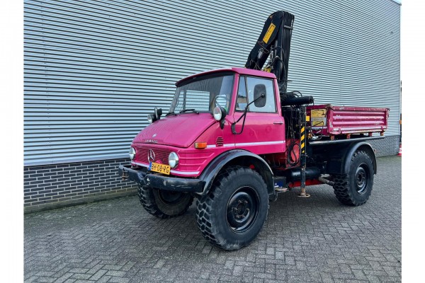 Unimog 416/U1100 Hiab kraan, Werner lier